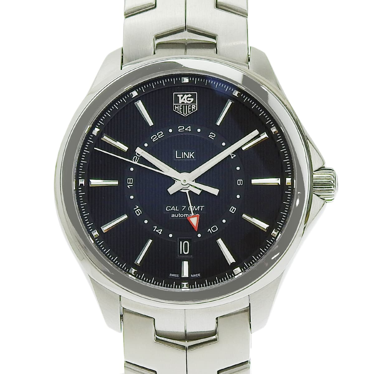 リンク GMT キャリバー7 WAT201A.BA0951 SS 自動巻き メンズ