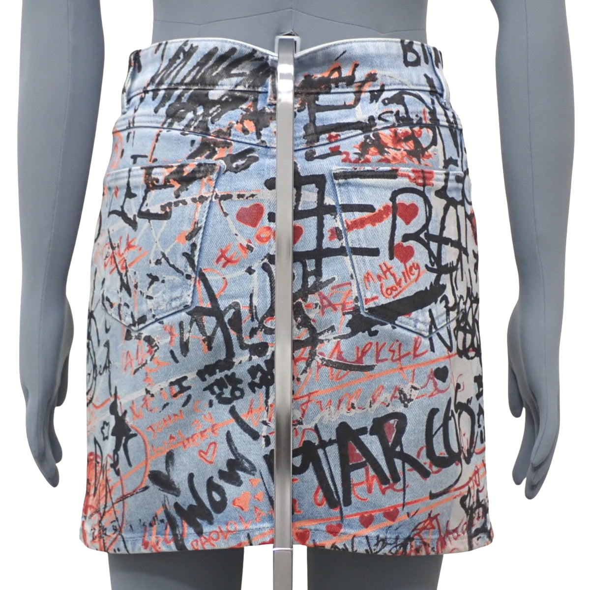 印花牛仔裙 36号 蓝色