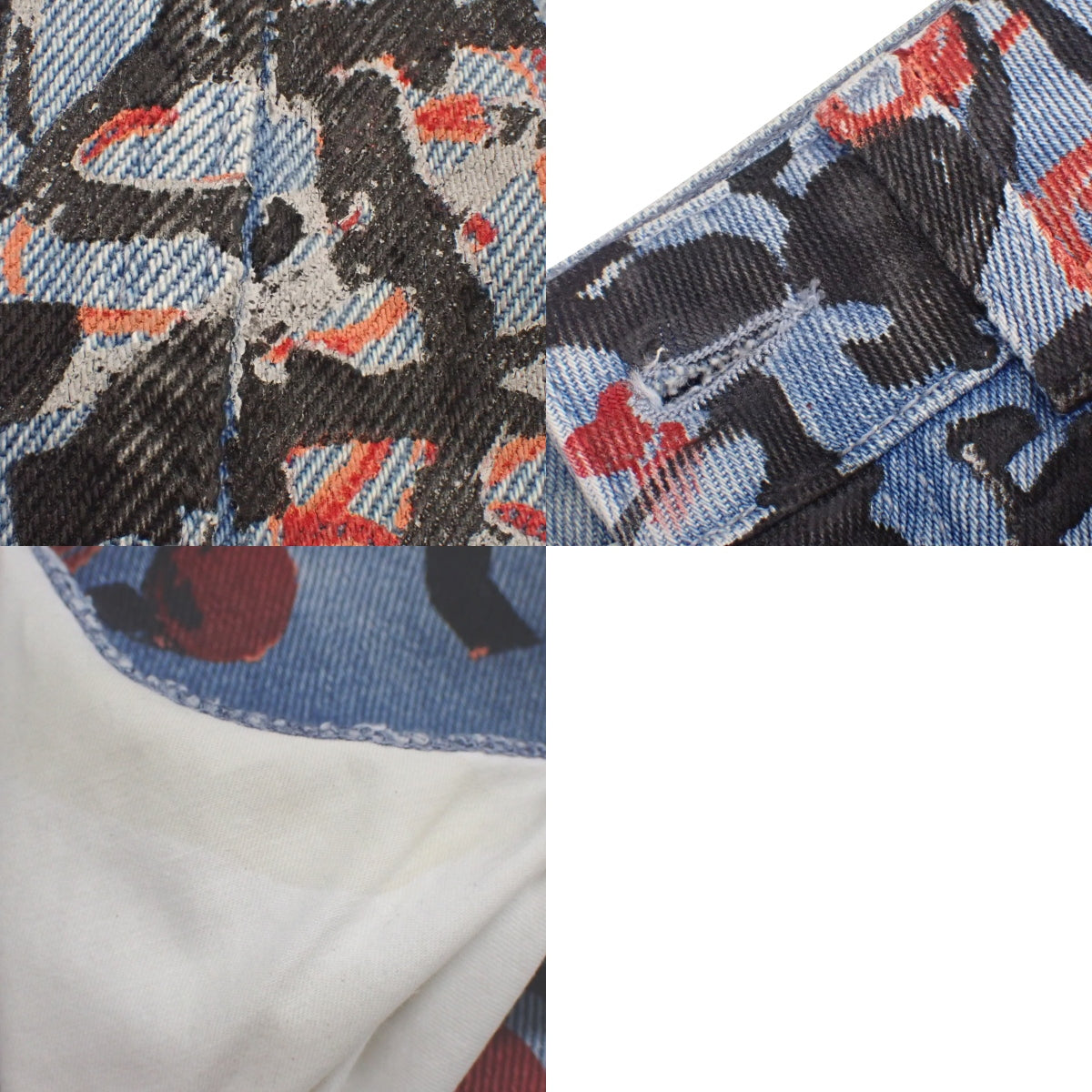 印花牛仔裙 36号 蓝色