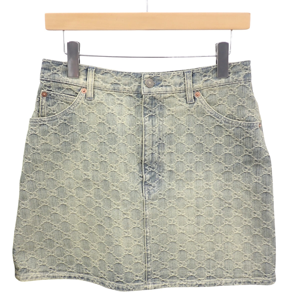 GG デニム スカート 42 ボトムス