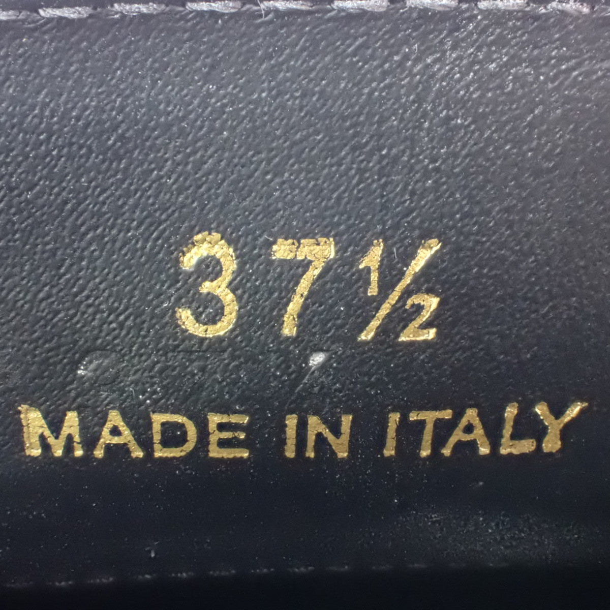 Brushed Leather Penny Loafers, Size 37 1/2, Black