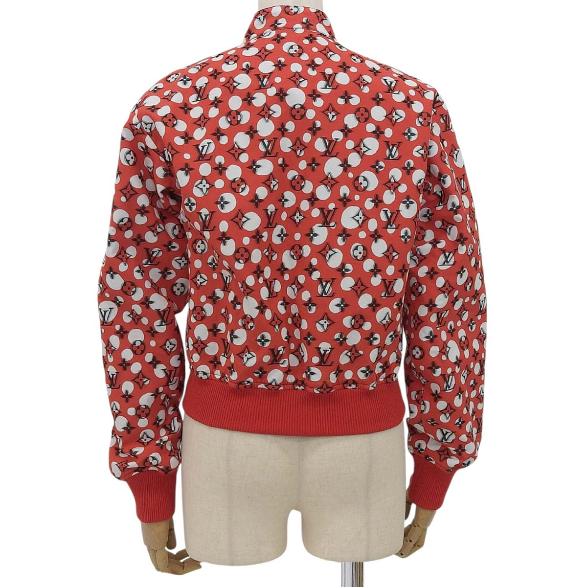 LV x YK Reversible Bomber Jacket 2023, Size 34, RW231J, Yayoi Kusama Collection