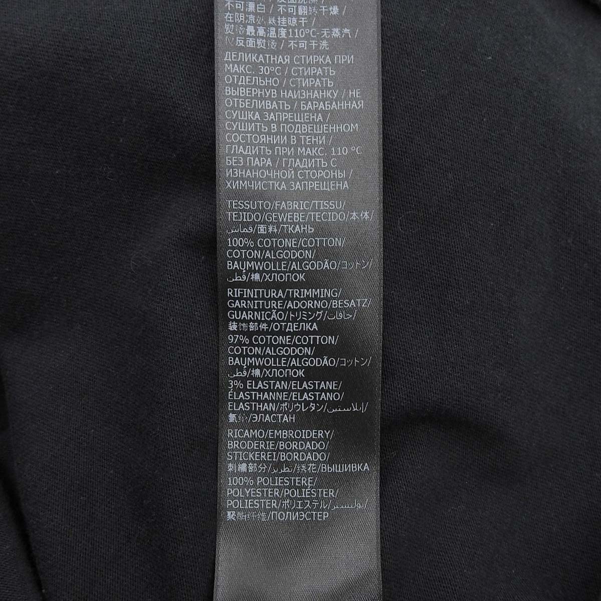 ロゴ刺繍 Tシャツ 2022年 XXS 半袖 ダメージ加工