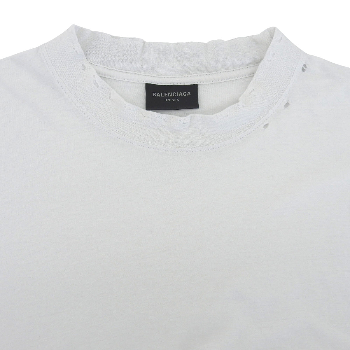 襟ロゴ Tシャツ 2022年 XXS 半袖 ダメージ加工