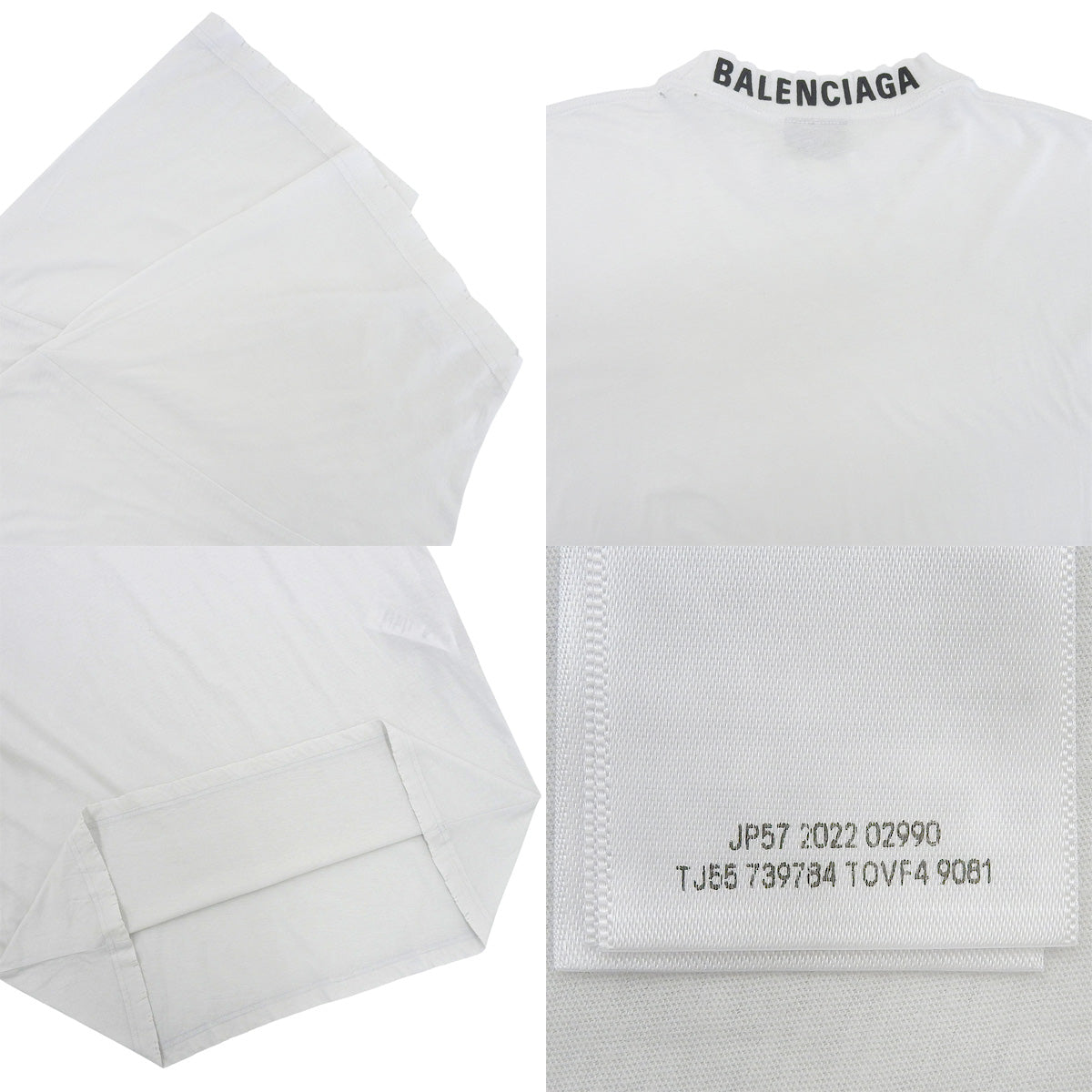 襟ロゴ Tシャツ 2022年 XXS 半袖 ダメージ加工