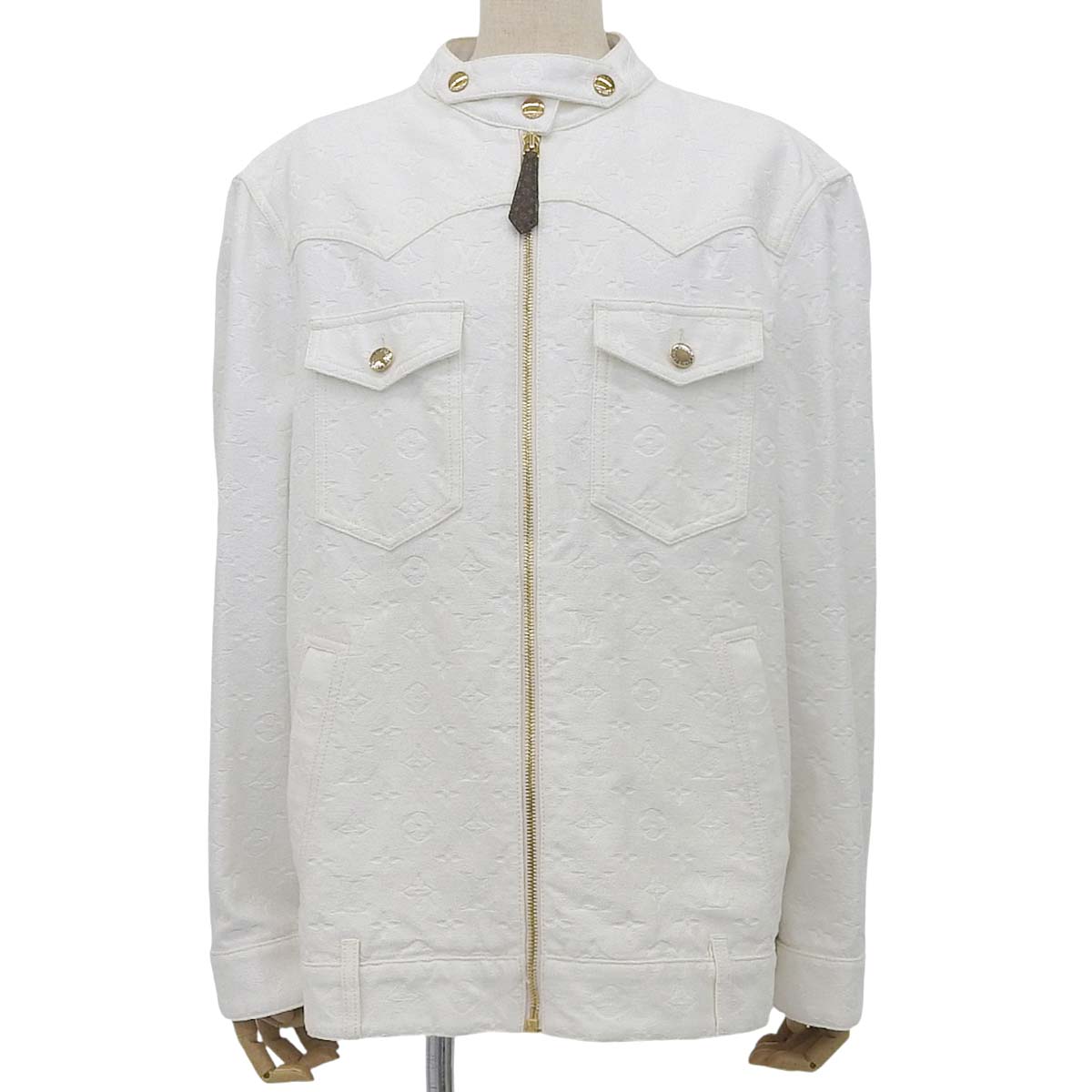 Jacquard Denim Jacket 2023, Size 38, RW232W