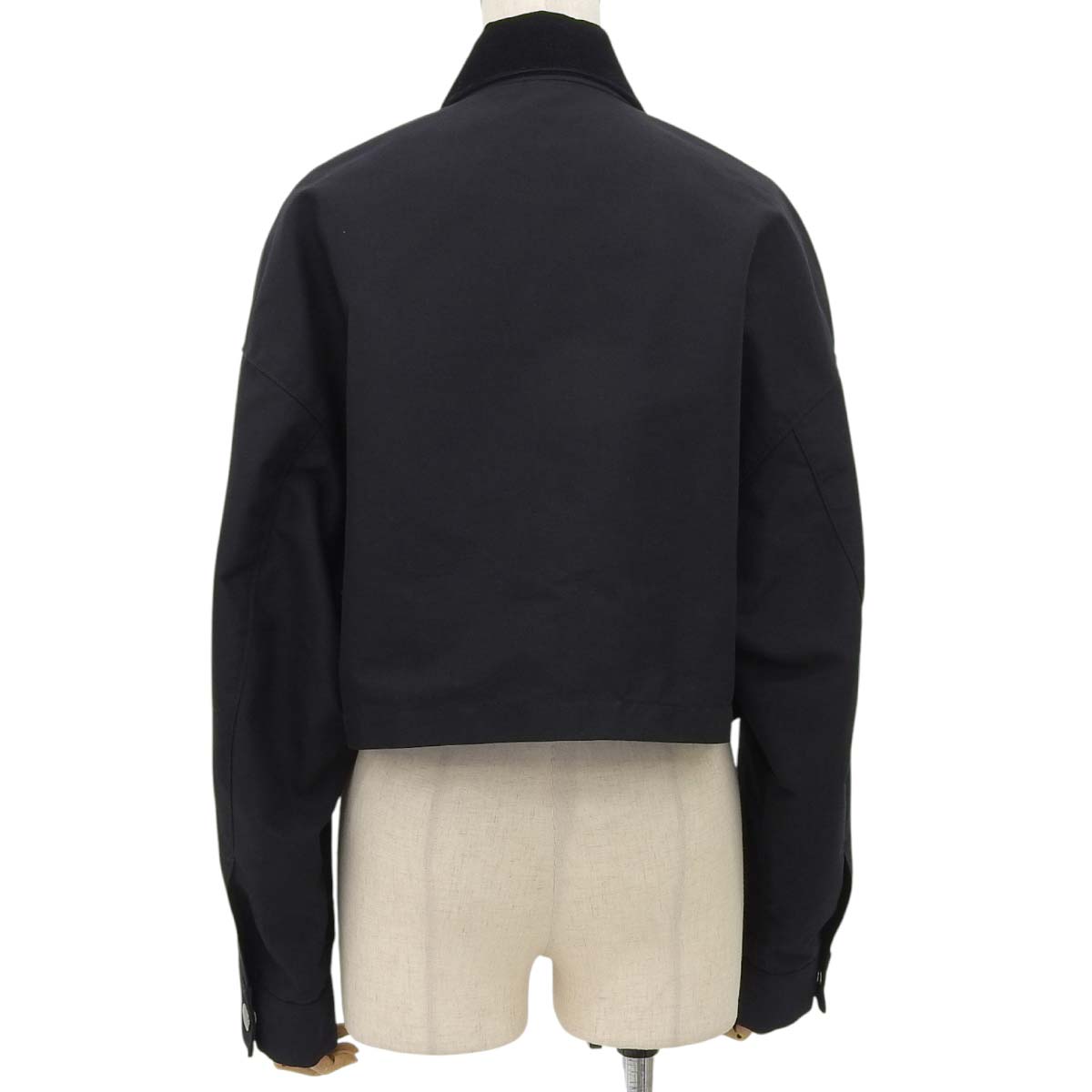 Technical Canvas Blouson Jacket, 2022, Size 36, Triangle Logo