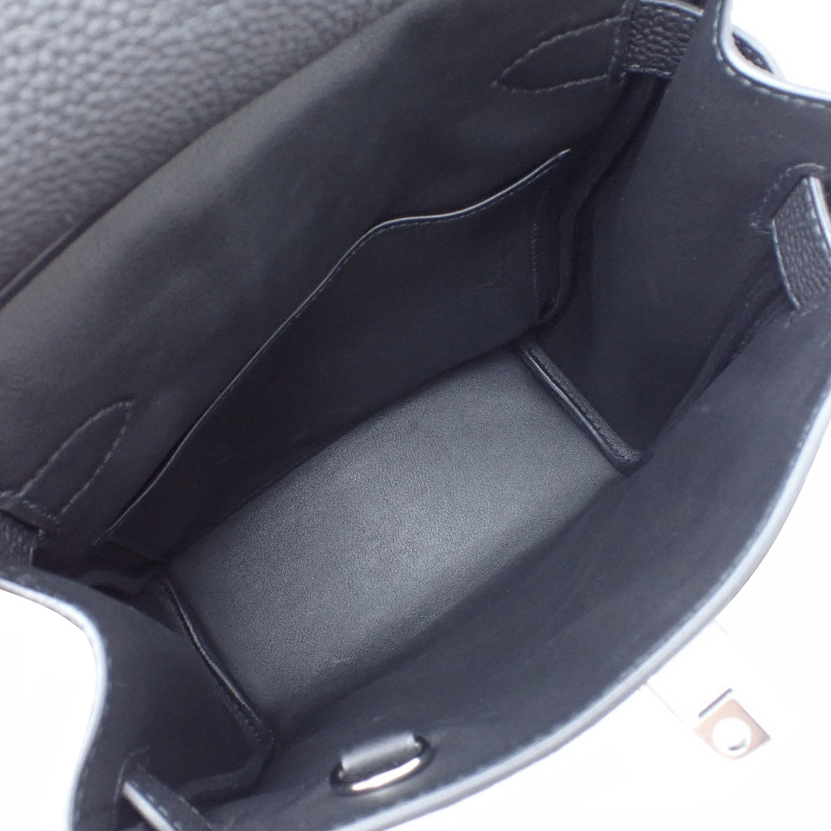 凯莉包,鳄鱼皮,黑色,银色五金,Z刻印。