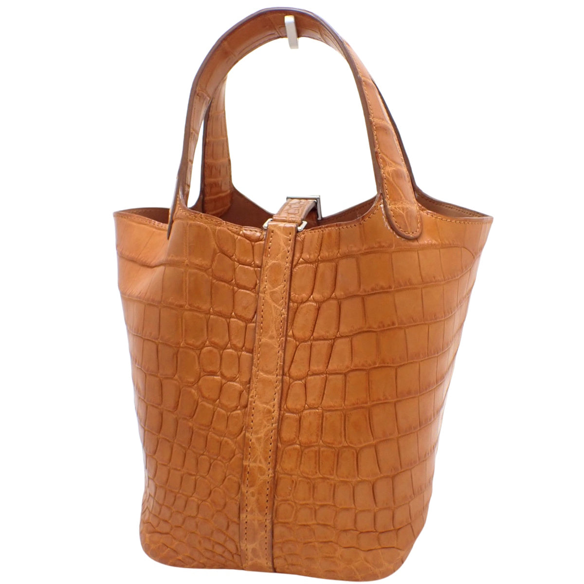 ピコタンロックPM ニロティカスマット クロコダイル パラジウム金具 ゴールド シルバー金具 □R刻印