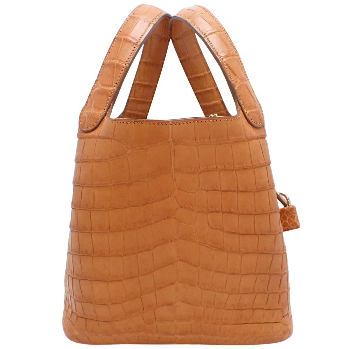 Picotin Lock PM 尼罗鳄鱼皮哑光款 钯金五金件 金色 银色五金件 □R刻印