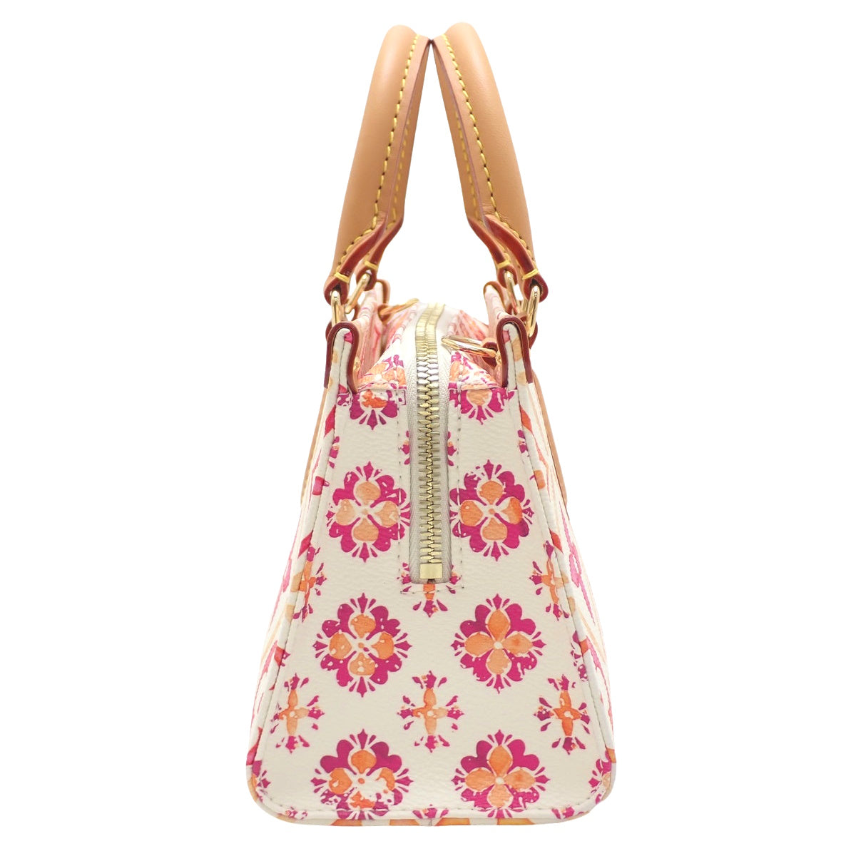 Monogram Tile By The Pool On The Go EW Monogram Tile 帆布 米白 橙色 粉色 M25318 2WAY 单肩 斜挎包