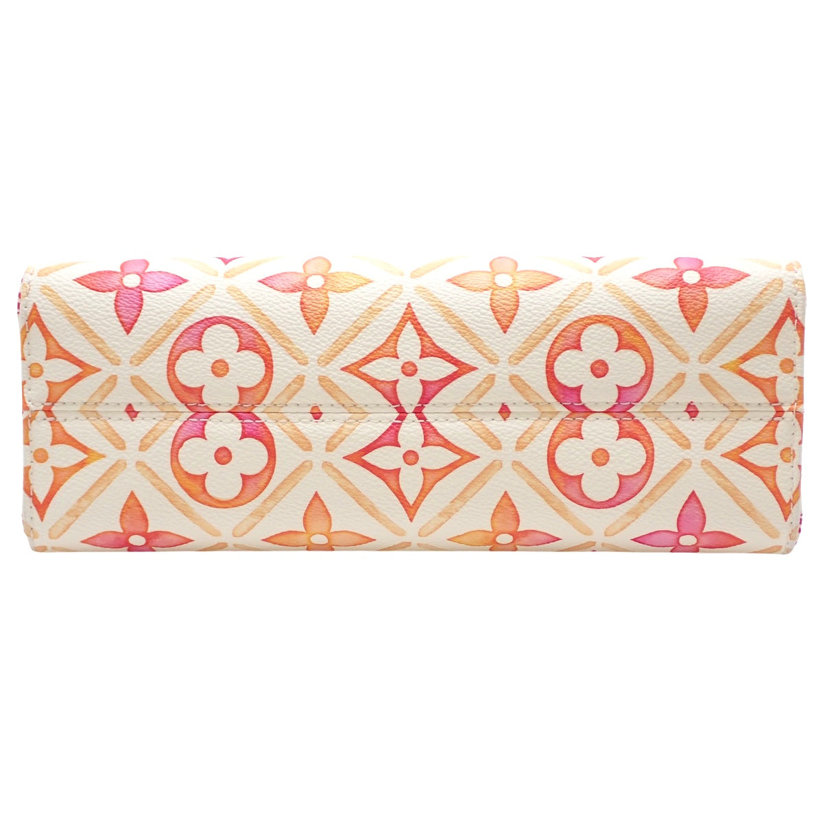 Monogram Tile By The Pool On The Go EW Monogram Tile 帆布 米白 橙色 粉色 M25318 2WAY 单肩 斜挎包