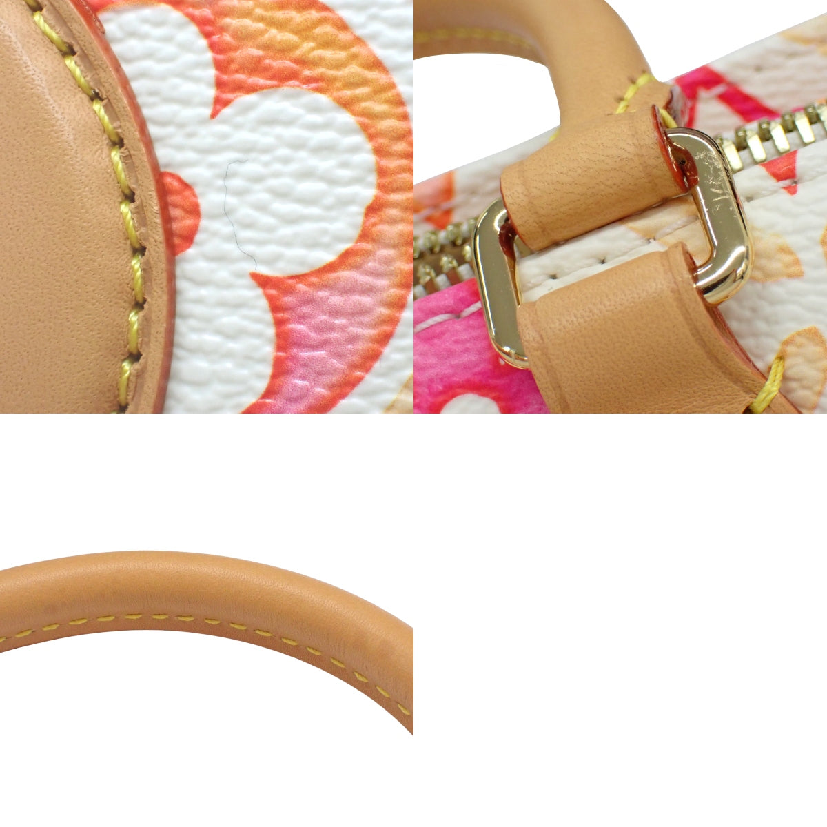 Monogram Tile By The Pool On The Go EW Monogram Tile 帆布 米白 橙色 粉色 M25318 2WAY 单肩 斜挎包