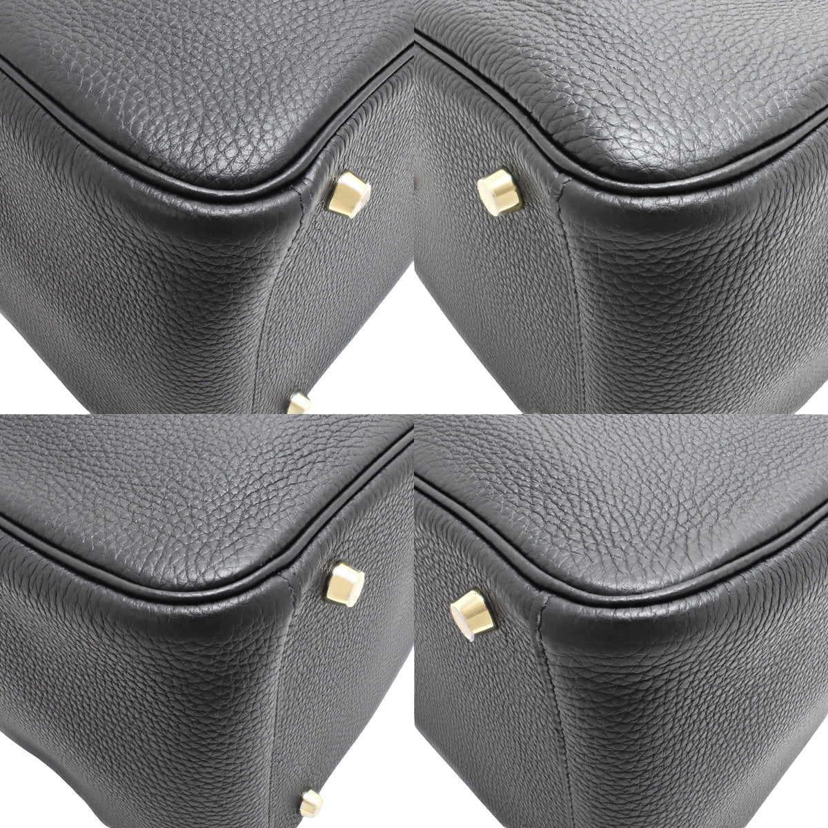 Lindy 30,Taurillon Clemence皮革,黑色,金色五金件,Z刻印。