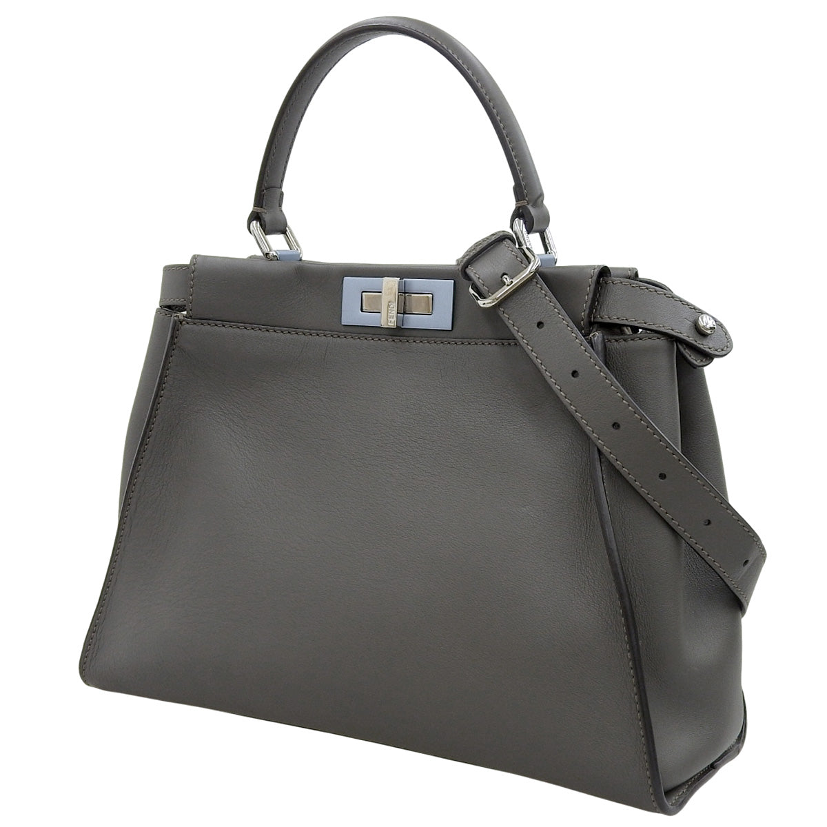 ピーカブー ミディアム カーフ グレー