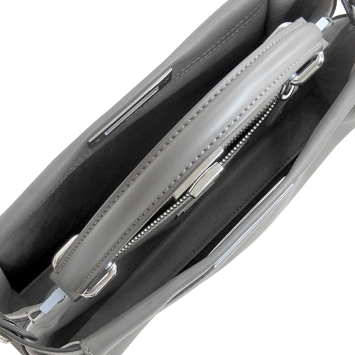 ピーカブー ミディアム カーフ グレー