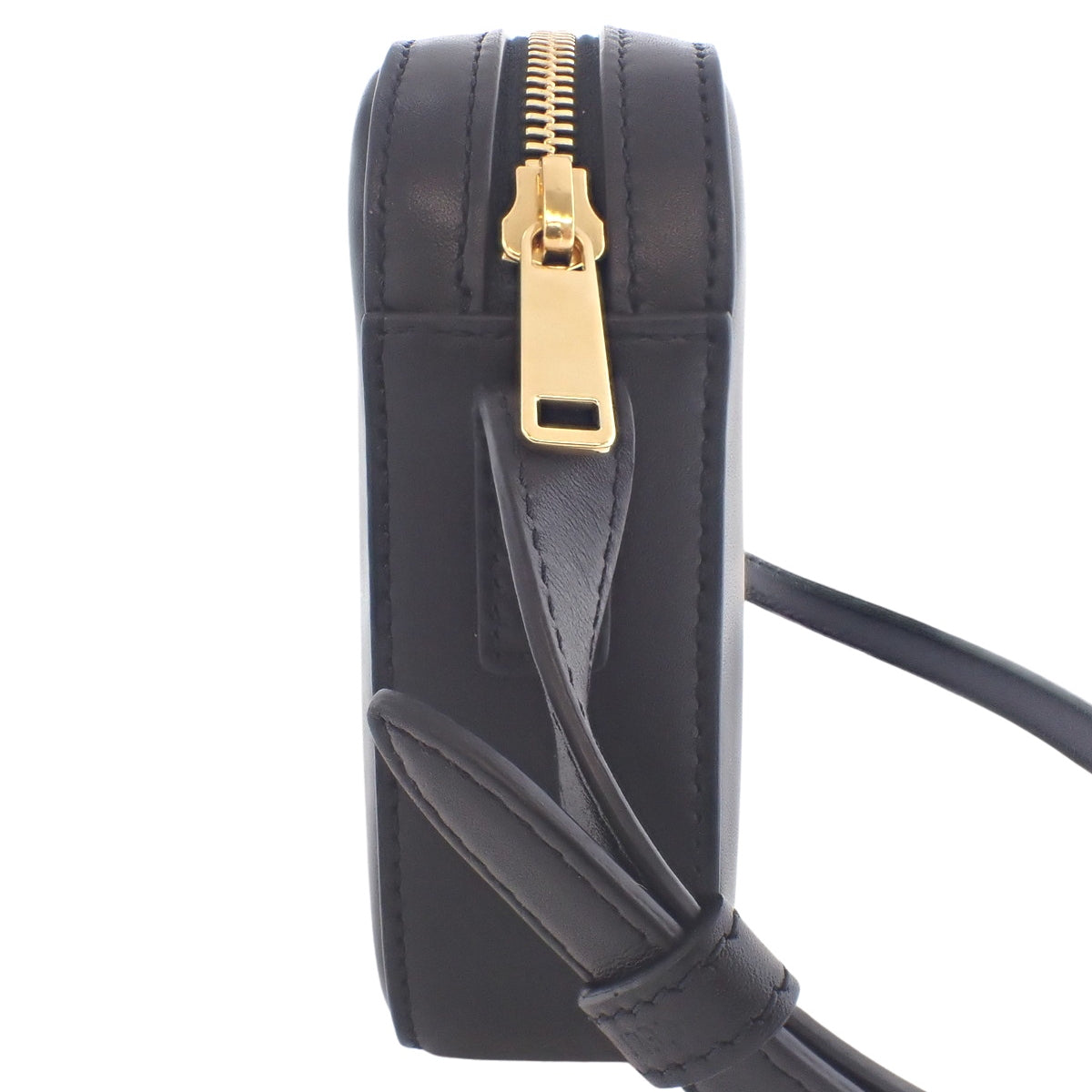 Triomphe Camera Shoulder Bag, Calfskin, Black, 199183DU3.38NO