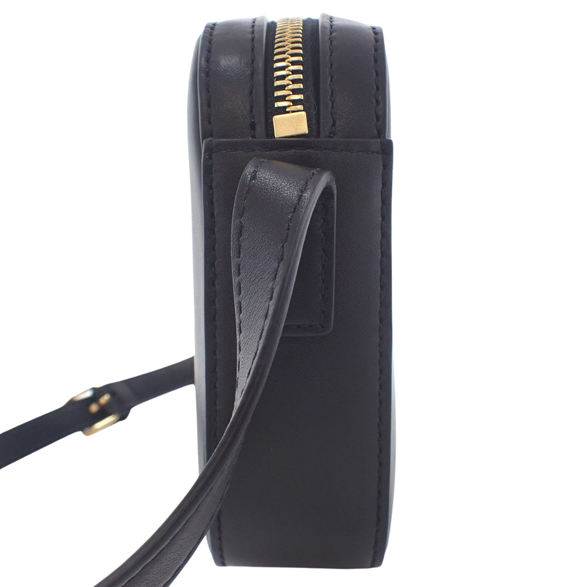 Triomphe Camera Shoulder Bag, Calfskin, Black, 199183DU3.38NO