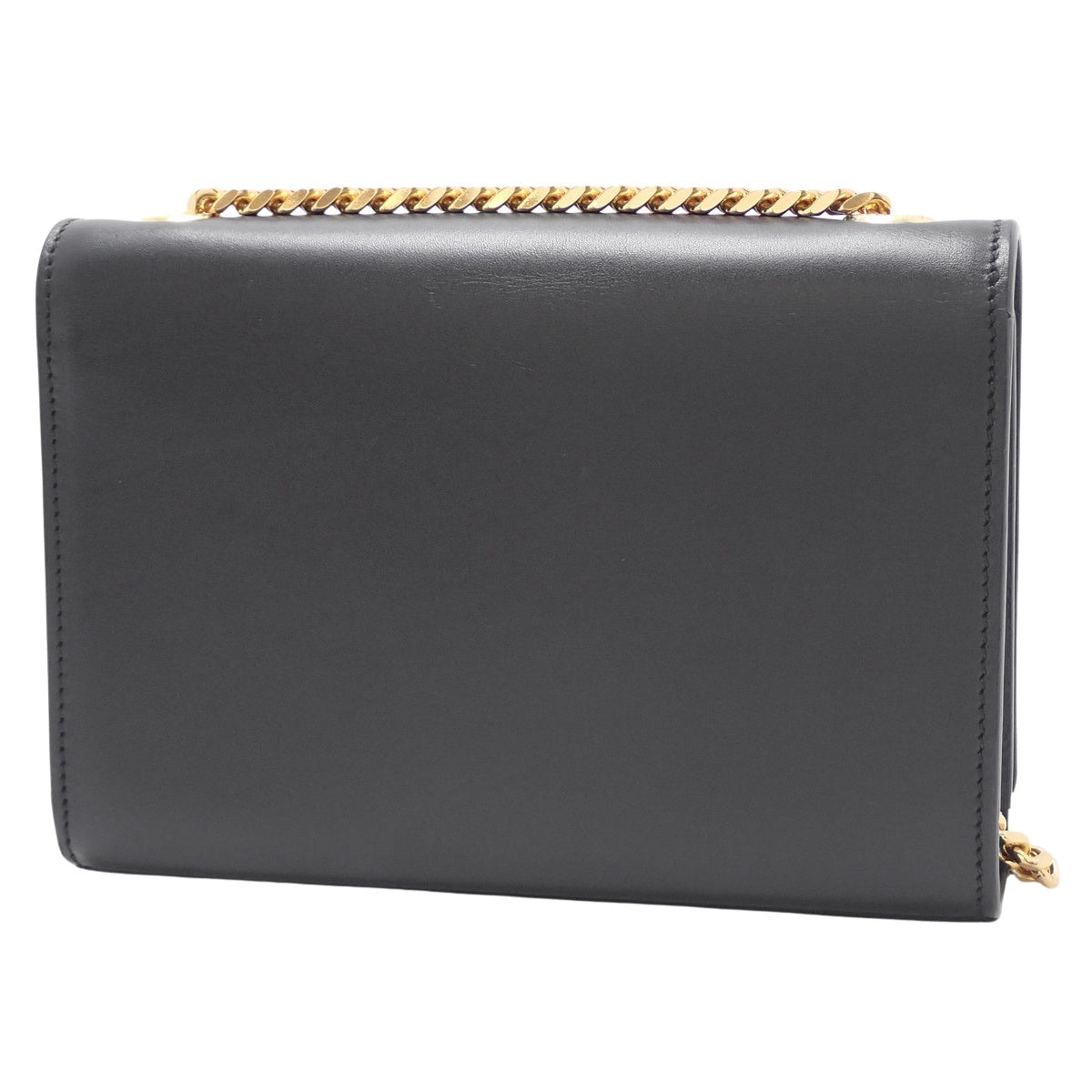 Kate chain shoulder bag, leather, black, 354120