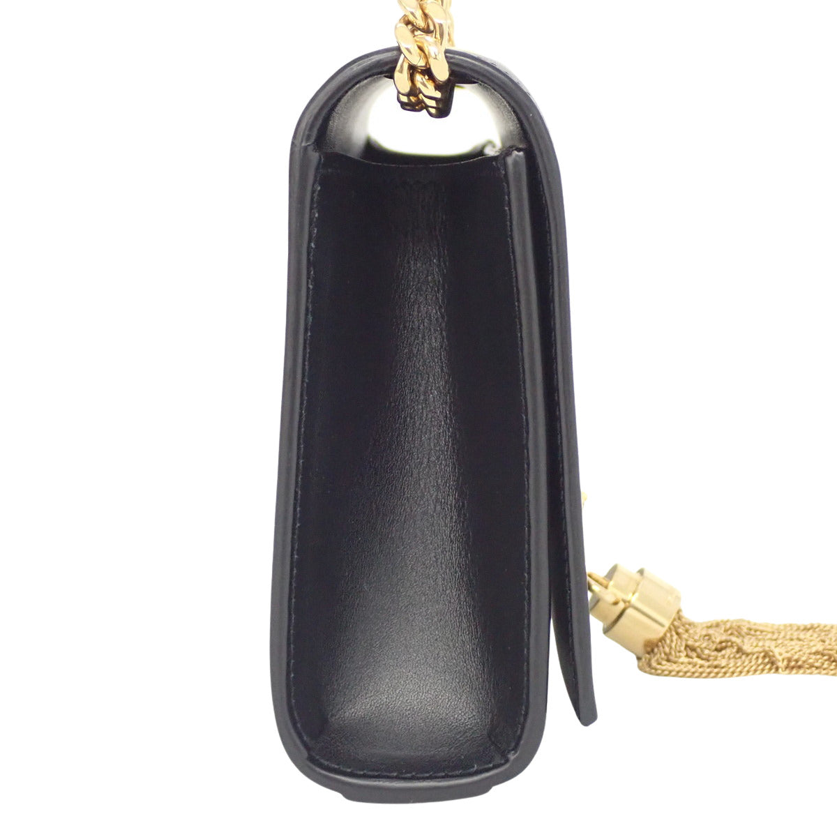 Kate chain shoulder bag, leather, black, 354120