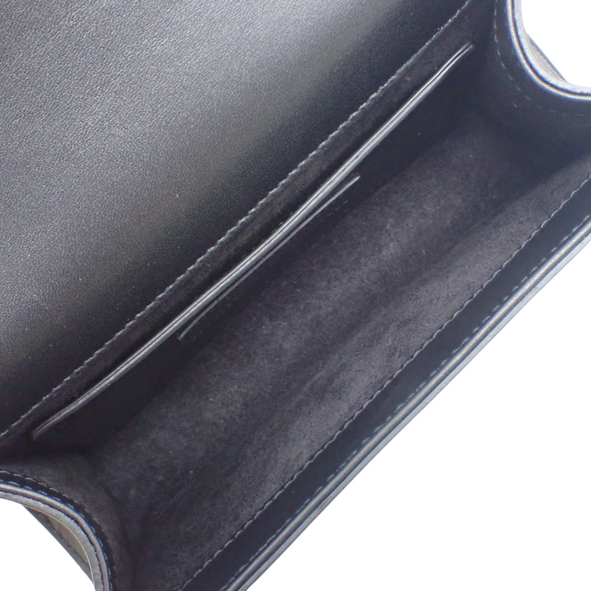 Kate chain shoulder bag, leather, black, 354120