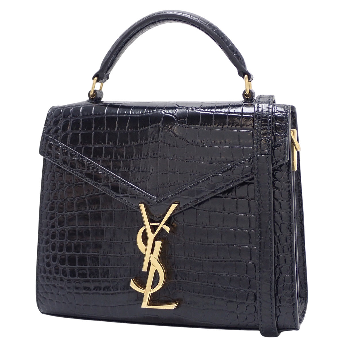 カサンドラ ミニトップハンドル カーフ ブラック 623930