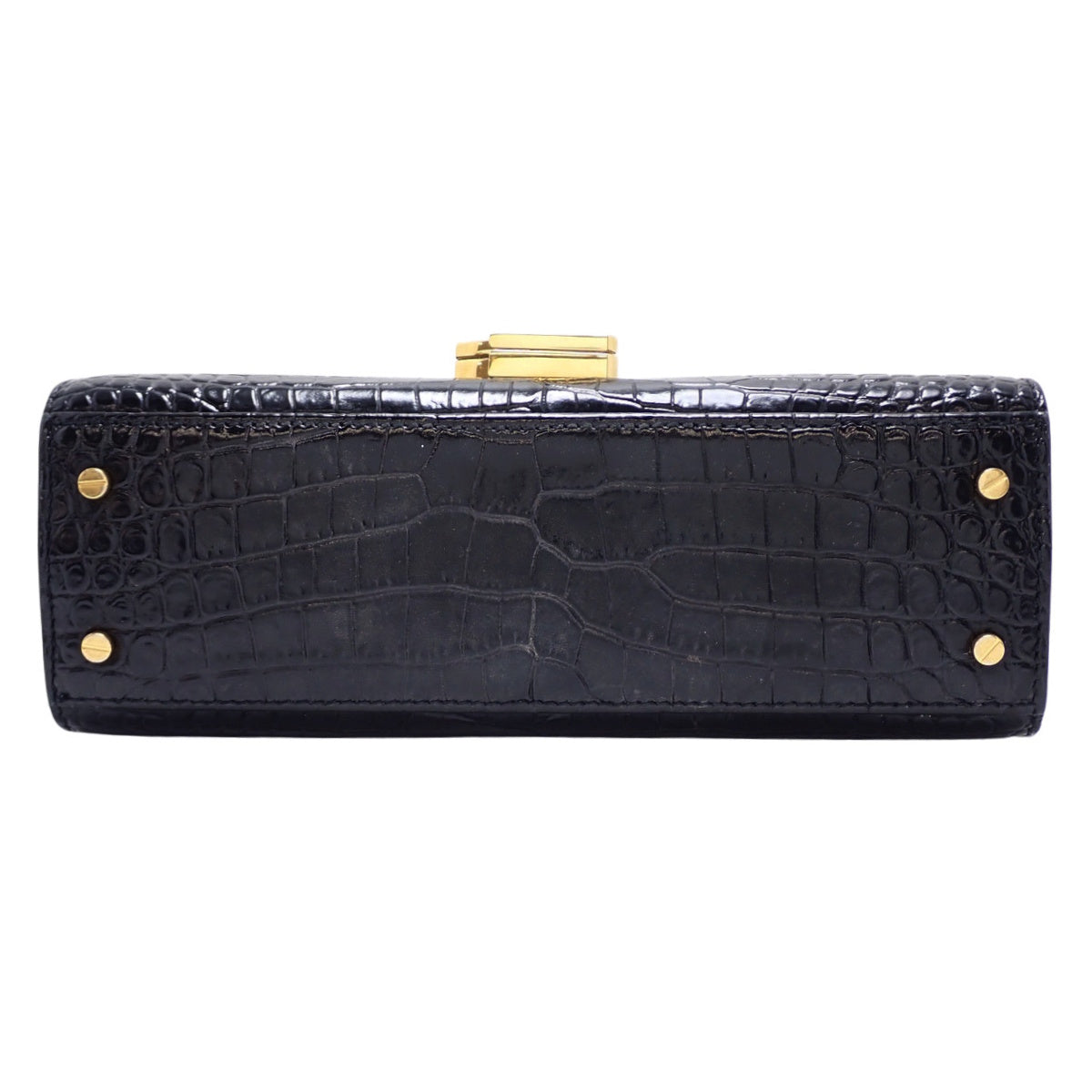 Cassandra Mini Top Handle Calfskin Black 623930