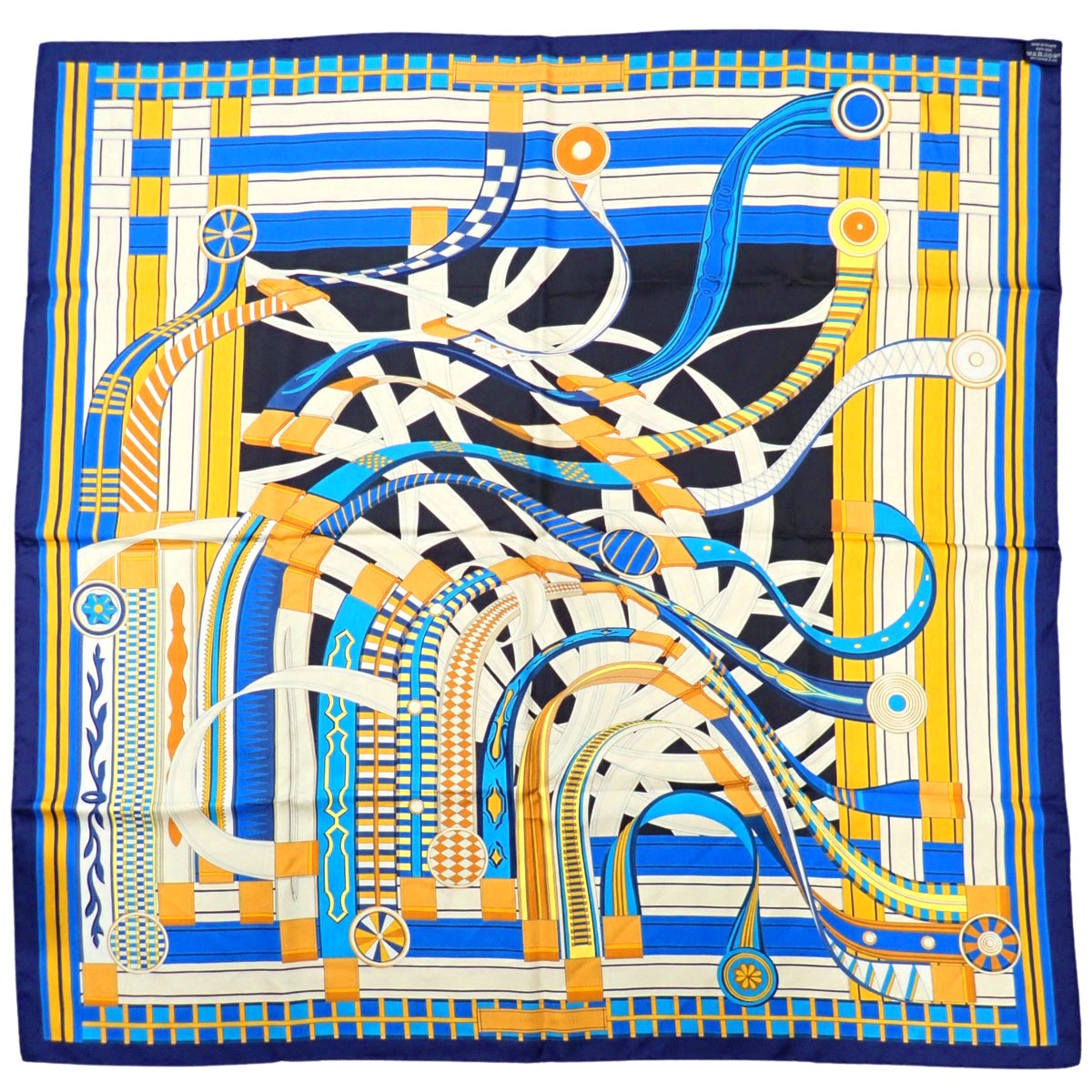 Voltes et Pirouettes ヴォルト・エ・ピルエット 90厘米方巾 真丝