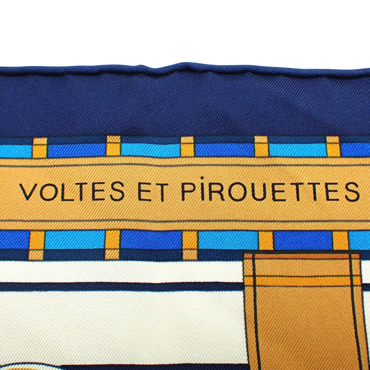 Voltes et Pirouettes ヴォルト・エ・ピルエット 90厘米方巾 真丝