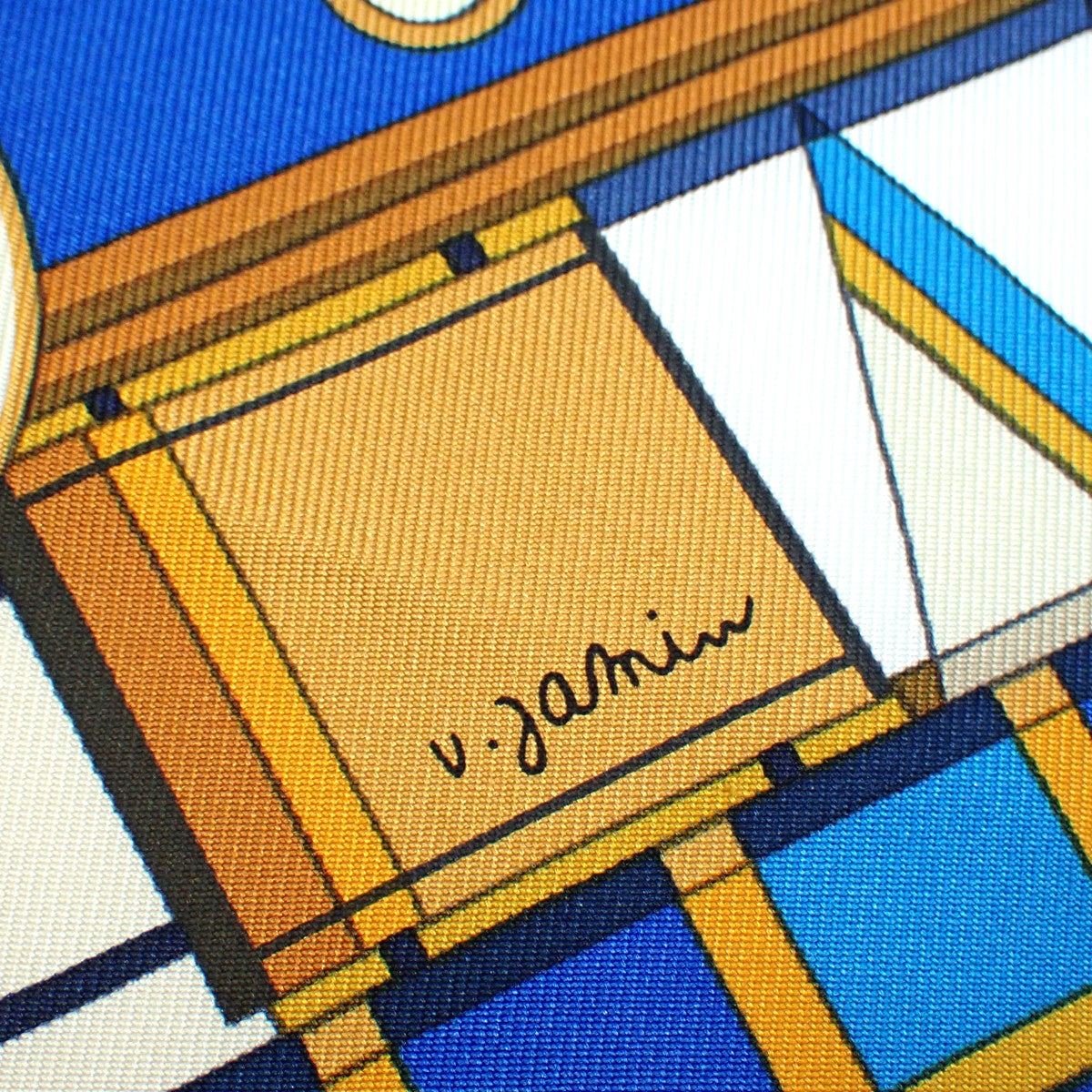 Voltes et Pirouettes ヴォルト・エ・ピルエット 90厘米方巾 真丝