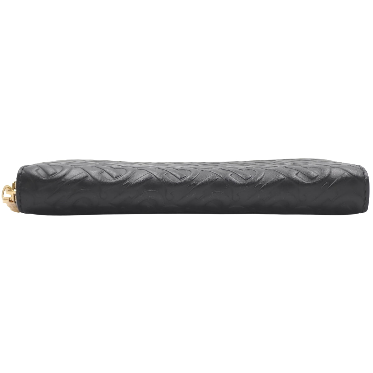 TB Monogram Long Wallet, Leather, Black, 8011601