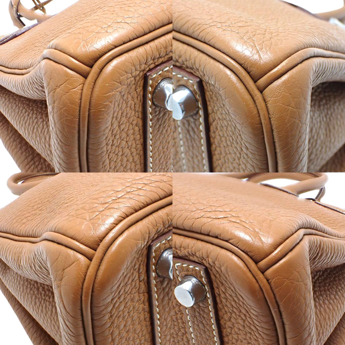 Birkin 30 Togo 金色包身,银色五金配件,K 字印记