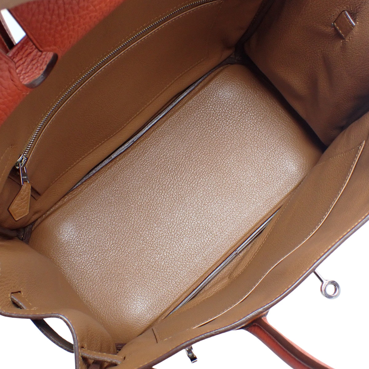 バーキン30 アルルカン トリヨンクレマンス パラジウム金具 オレンジ エタン サンギーヌ ブルーイドラ ブルーラン ゴールド シルバー金具 □P刻印