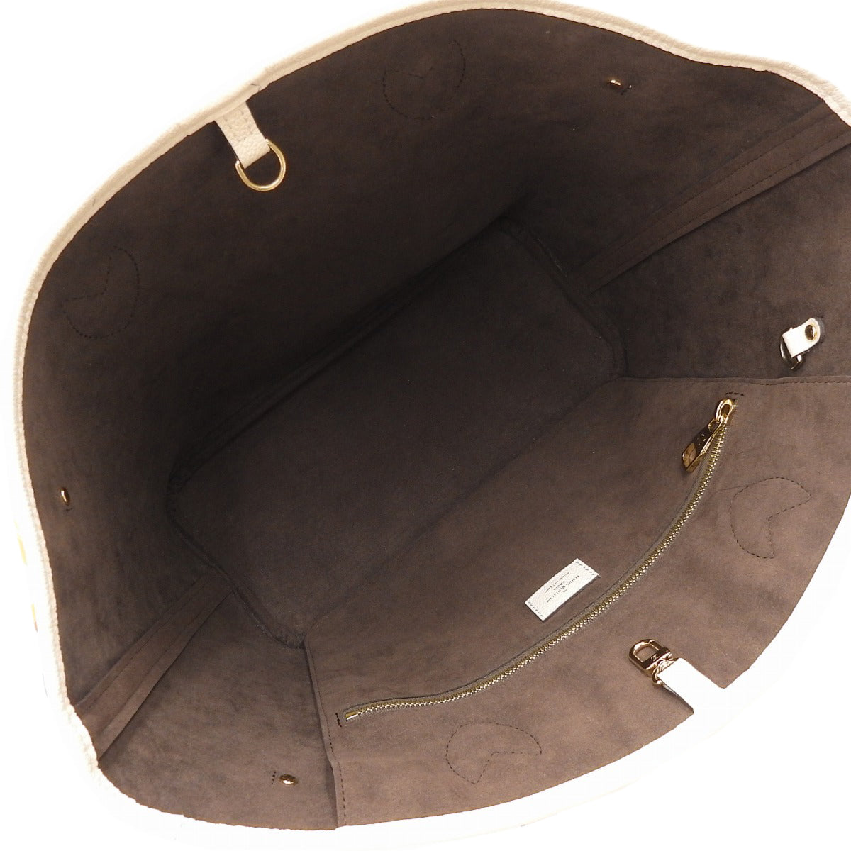 Monogram Empreinte Neverfull MM, Cream, M46676