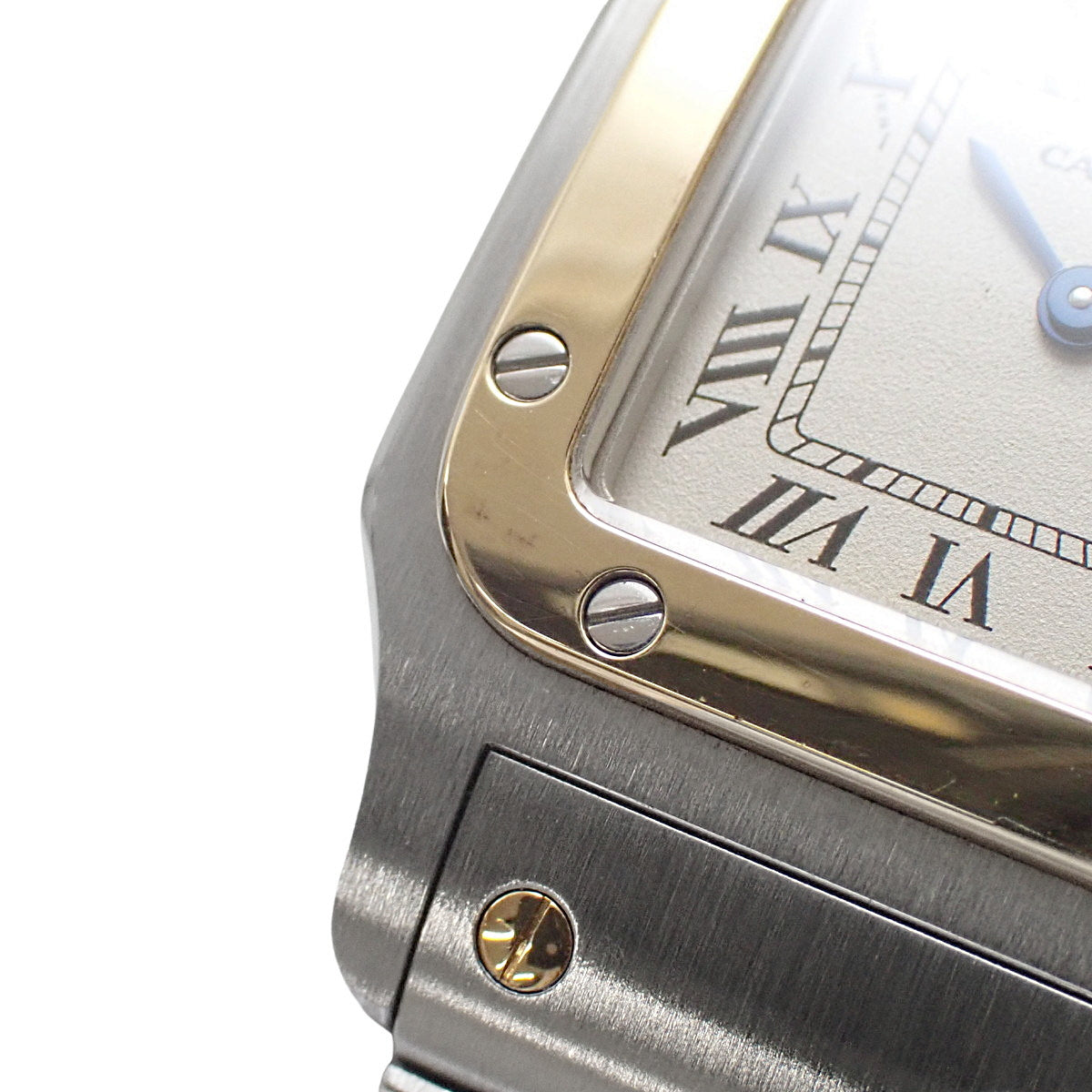 Santos-Galbee SM W20012C4 YG/SS 象牙色 石英表