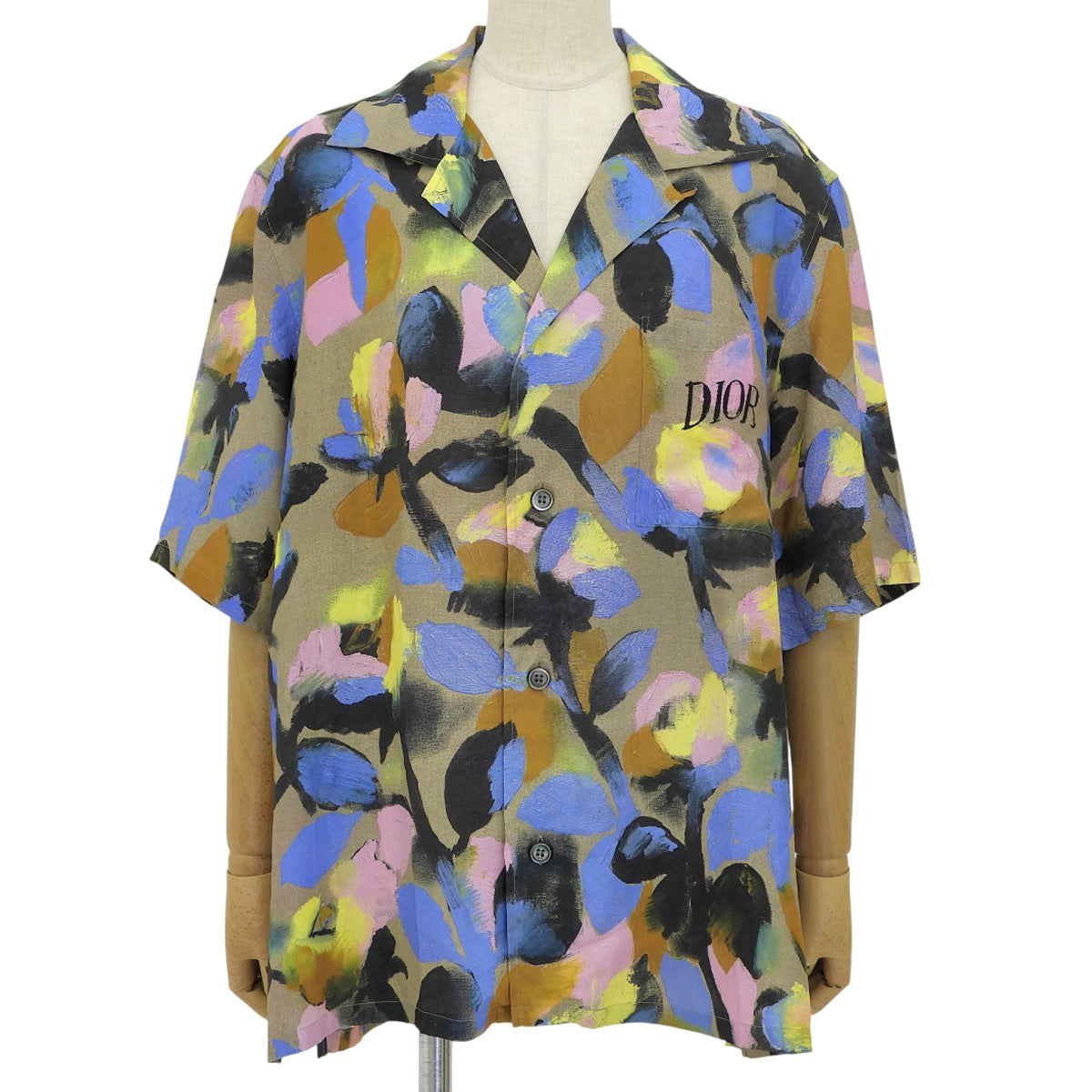 Dior×Alex Foxton 2020年合作款印花衬衫,尺码38。