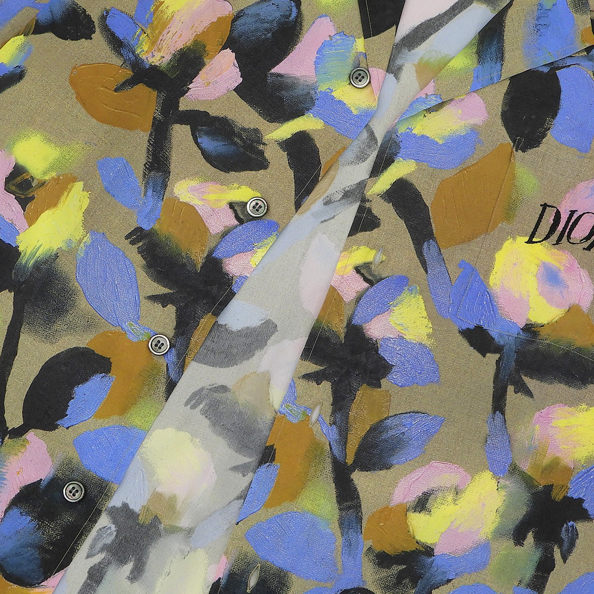 Dior×Alex Foxton 2020年合作款印花衬衫,尺码38。