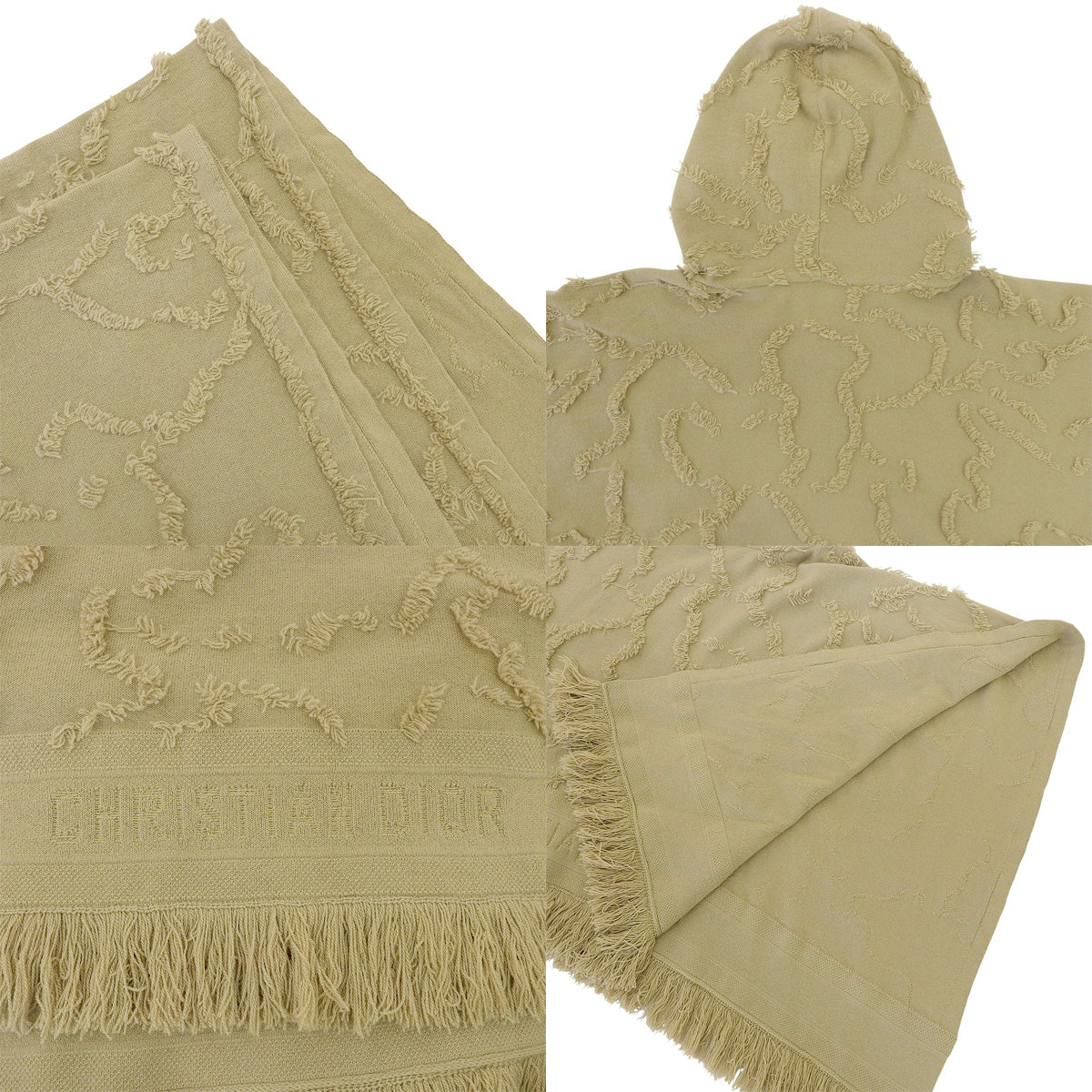 Logo Poncho XS Hooded Top Apparel Clothing Fashion