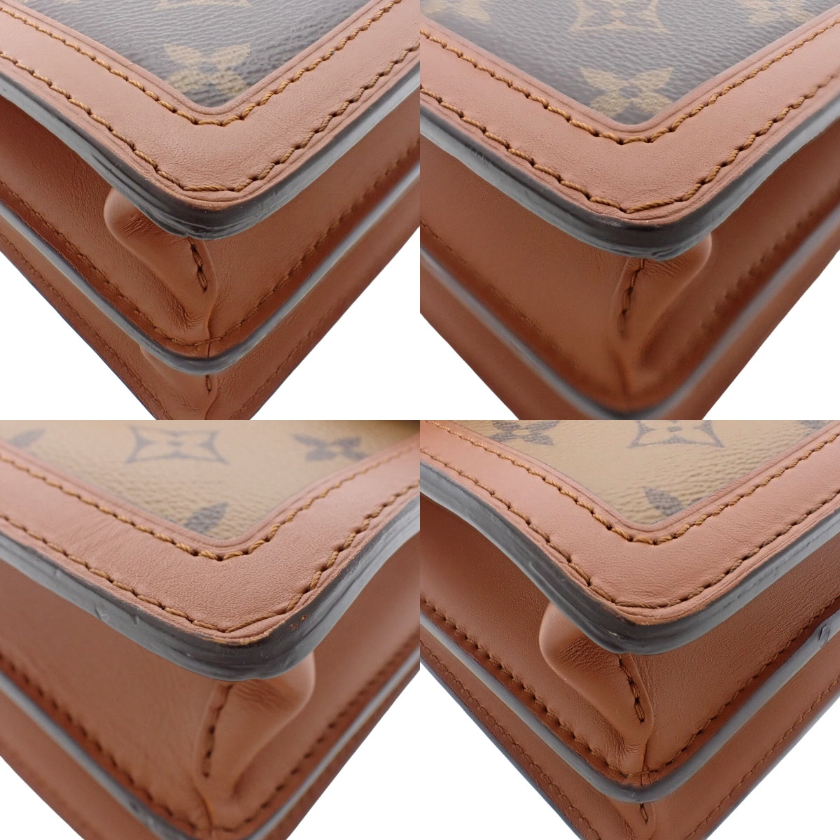 Monogram Reverse Dauphine MM, Brown Camel, M45958