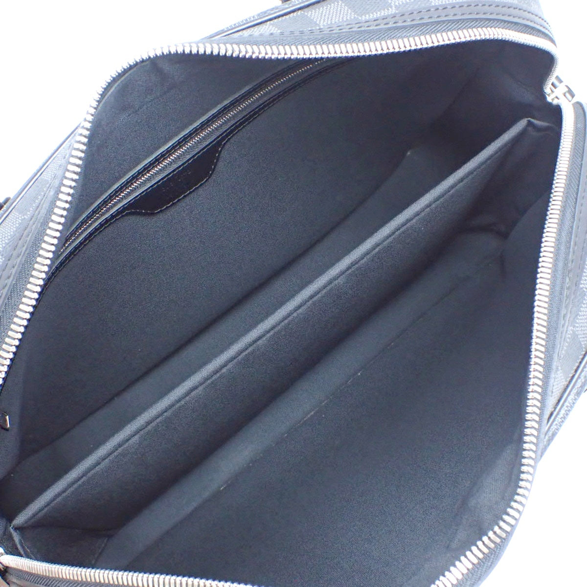 Damier Graphite Yonne, Damier Graphite canvas, Black, Gray, N48118