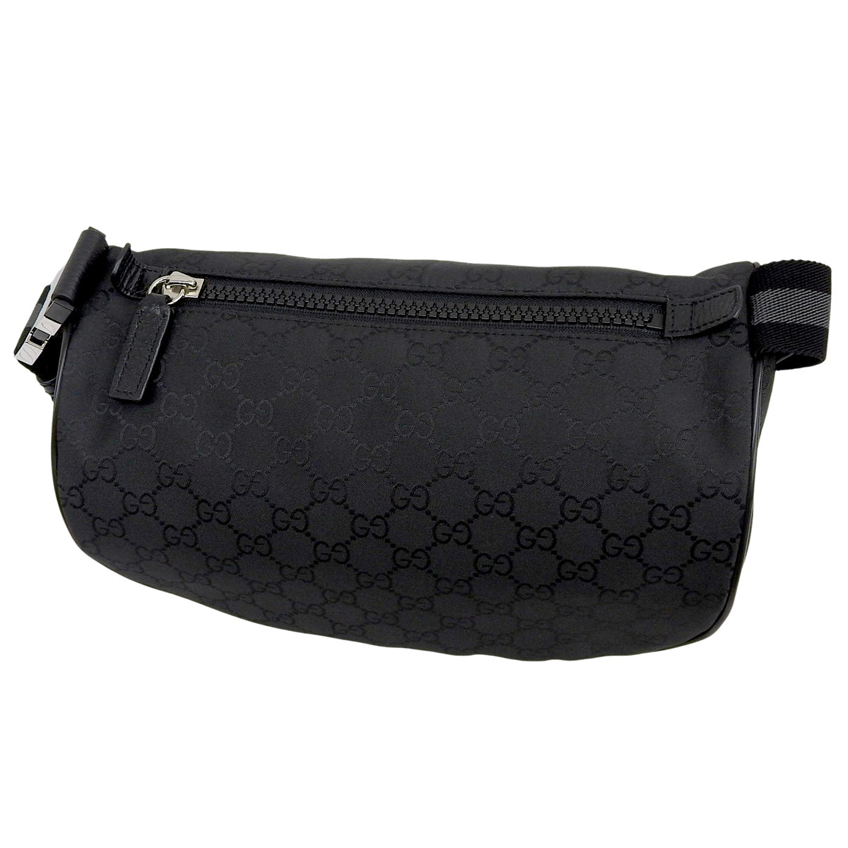GG Body Bag GG Nylon Black 449182 Waist Pouch