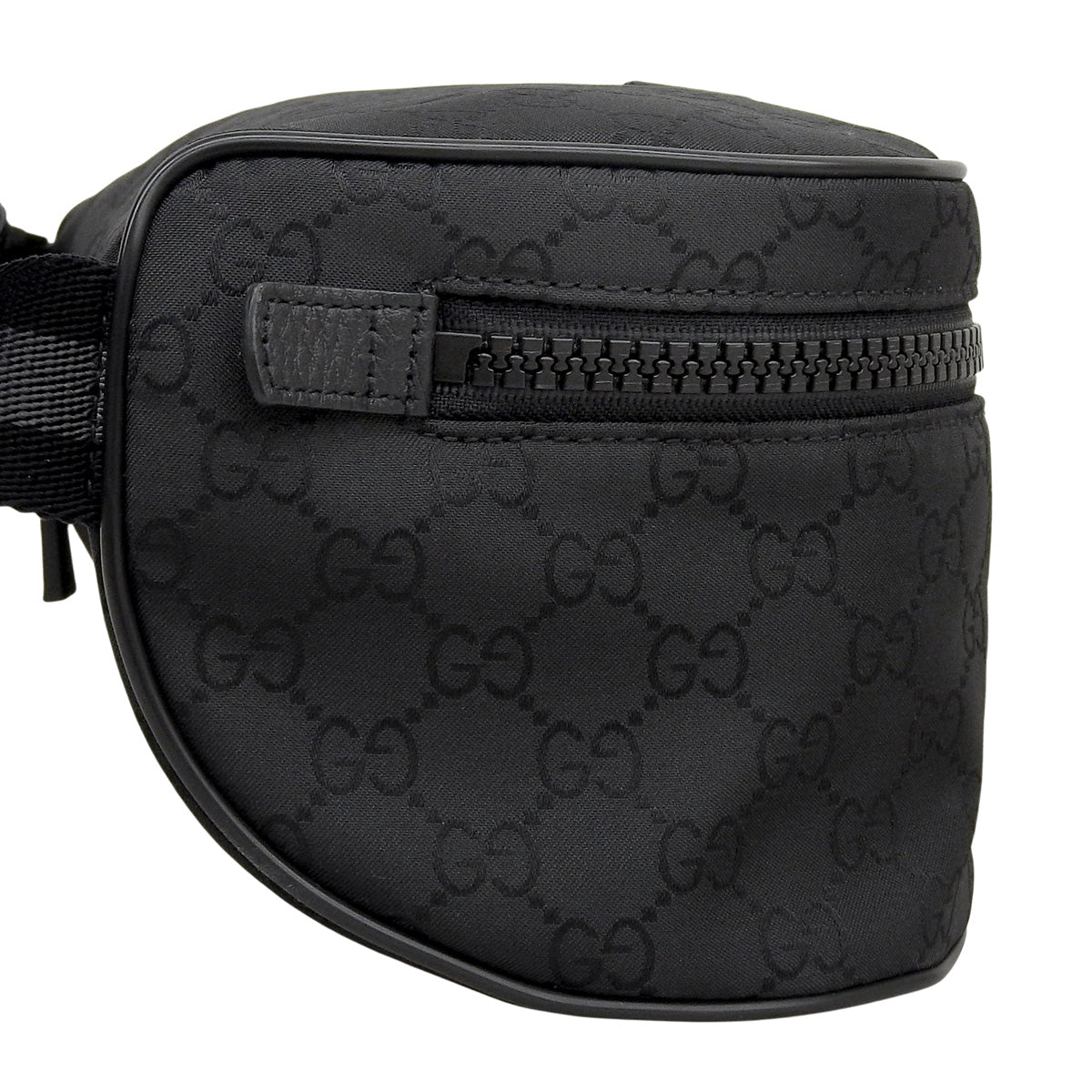 GG Body Bag GG Nylon Black 449182 Waist Pouch