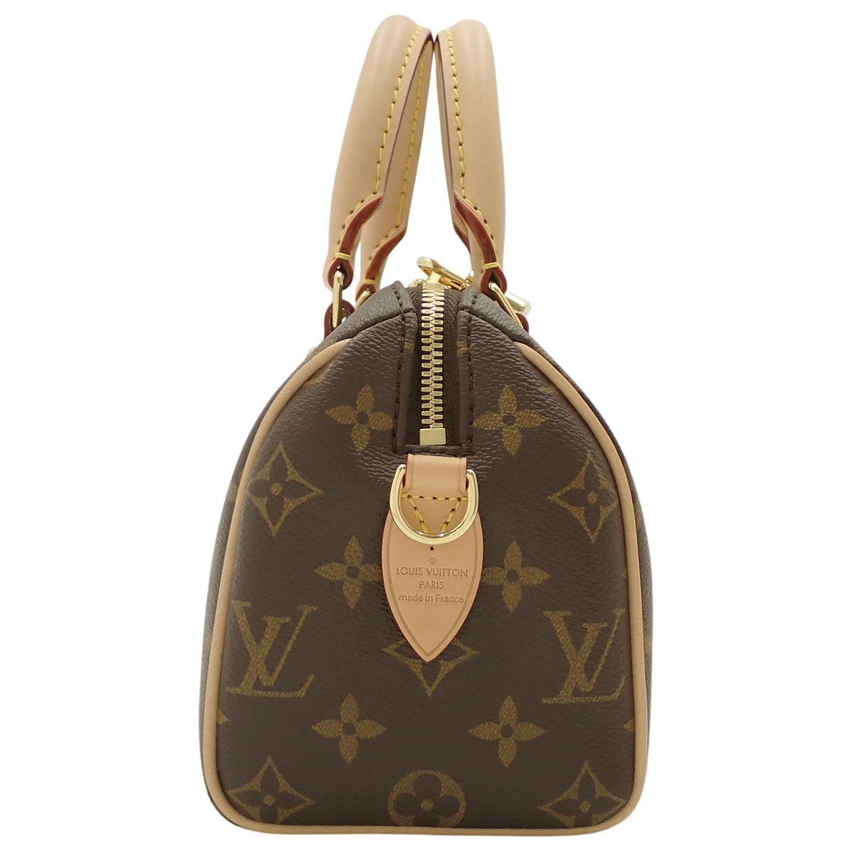 Monogram Speedy Bandouliere 20, Monogram Canvas, Brown, M46594