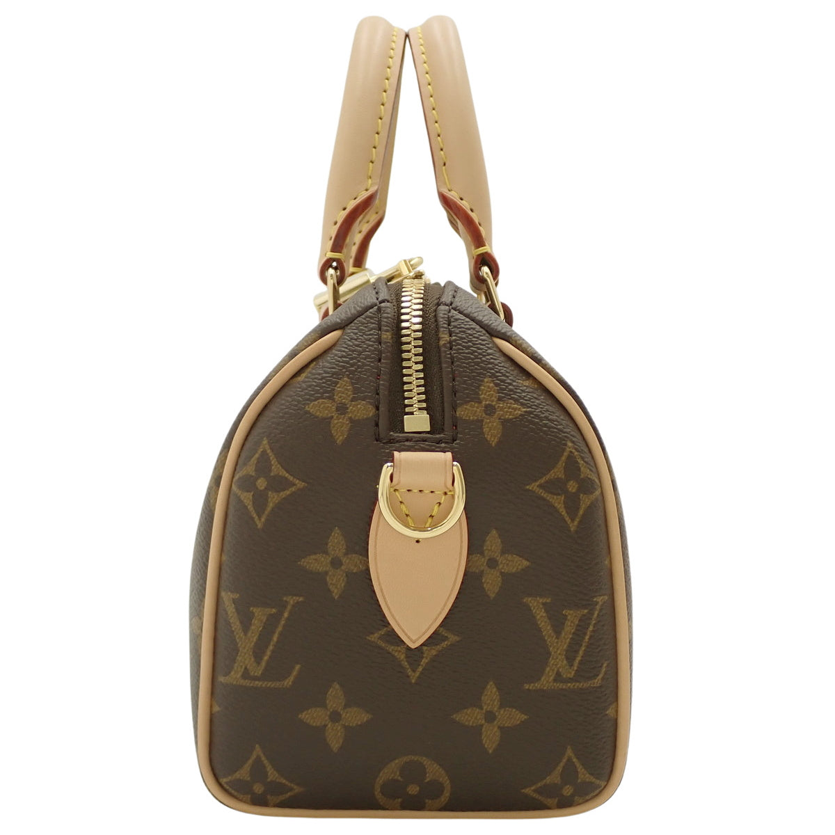 Monogram Speedy Bandouliere 20, Monogram Canvas, Brown, M46594