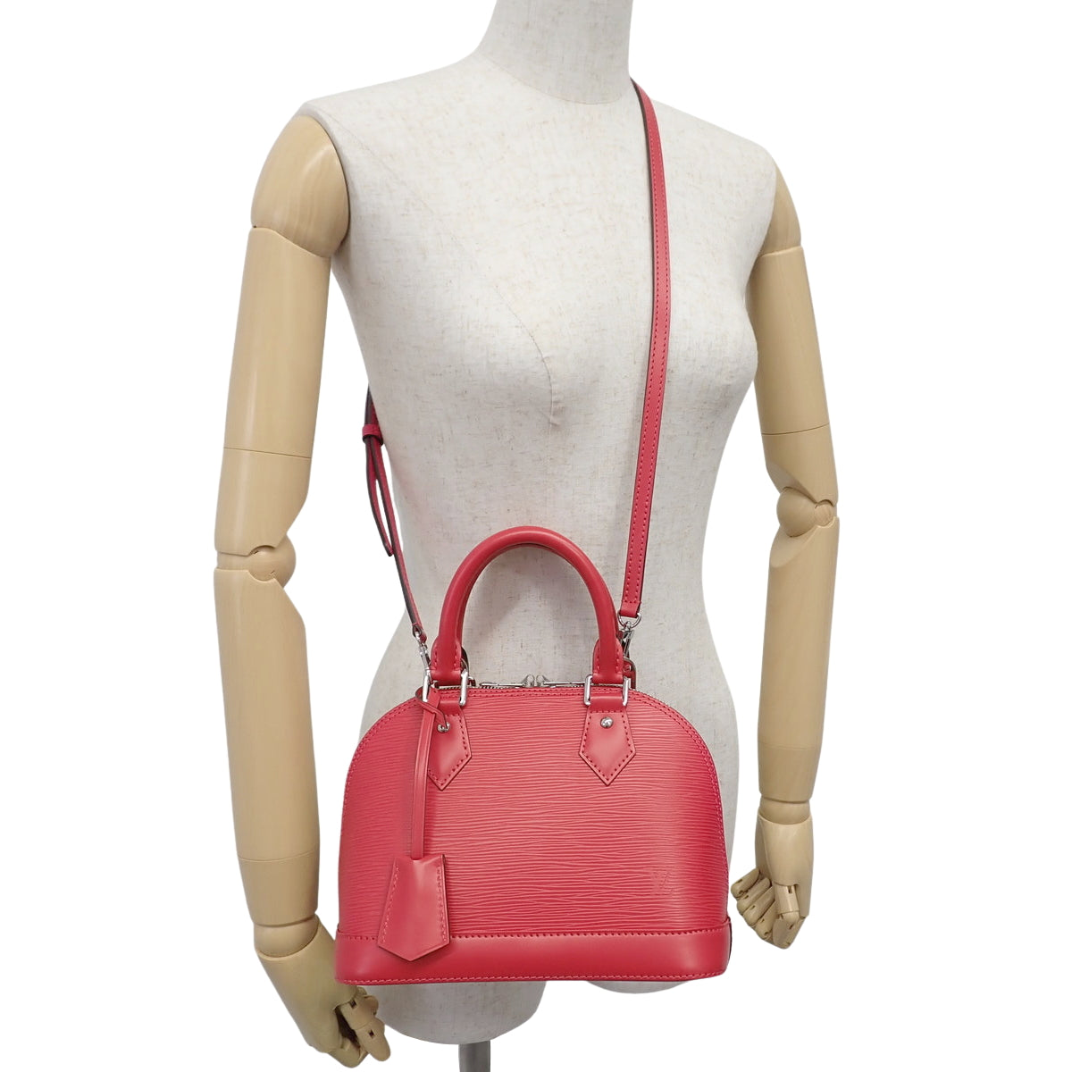 Alma BB Epi Leather Hot Pink M42048