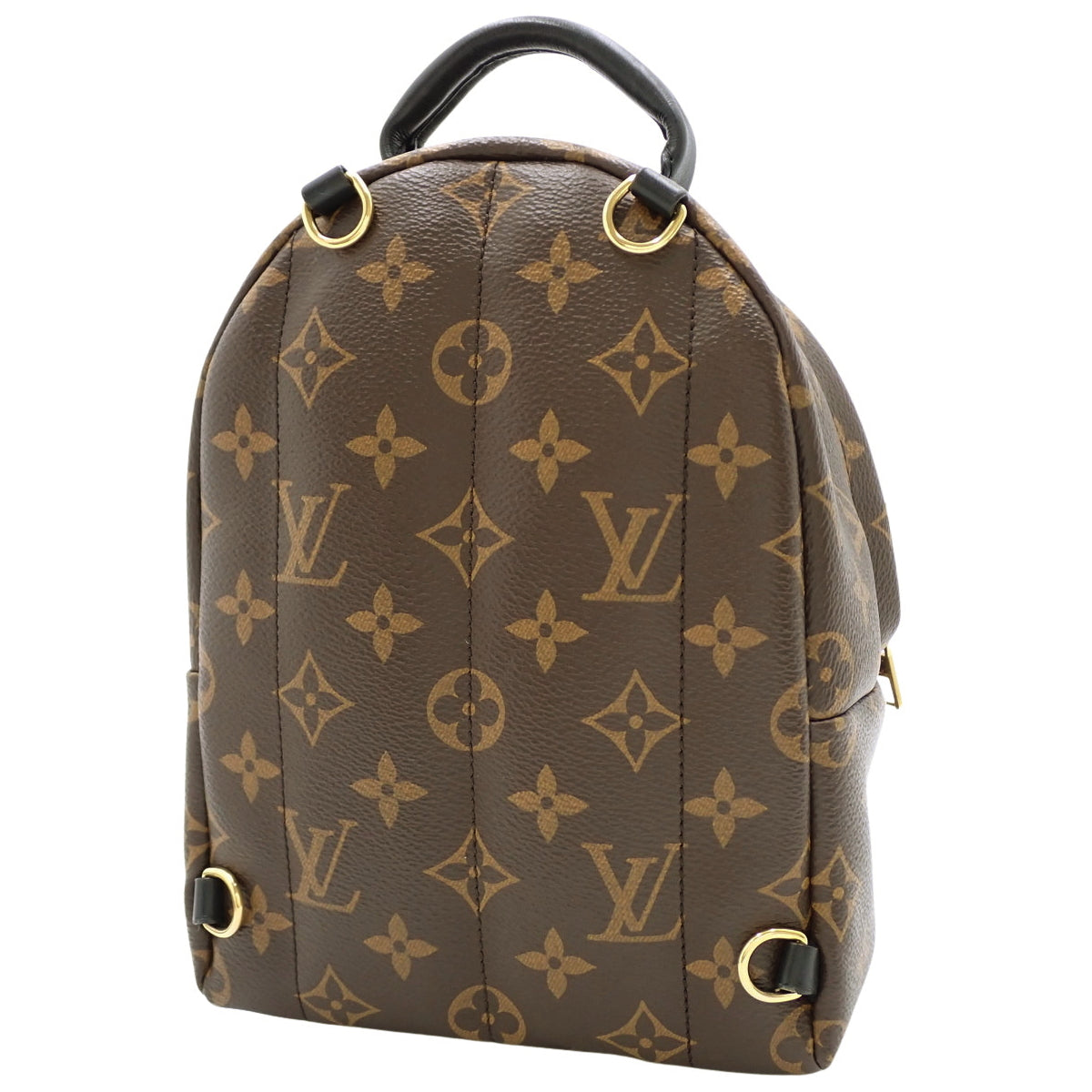 Monogram Palms Springs 双肩包 MINI 老花帆布 棕色 M44873
