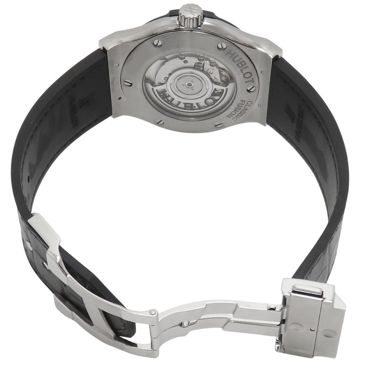 クラシックフュージョン レーシンググレー チタニウム 542.NX.7071.LR TI/革 グレー 自動巻き メンズ