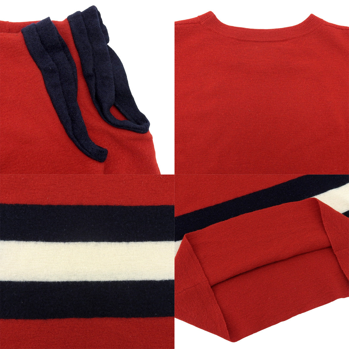 Sleeveless knit with frill sleeves, size S.