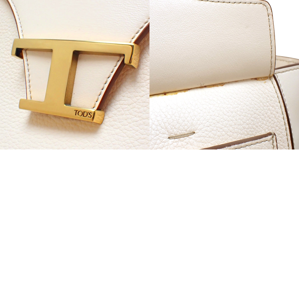 T Timeless Bag, Leather, Ivory