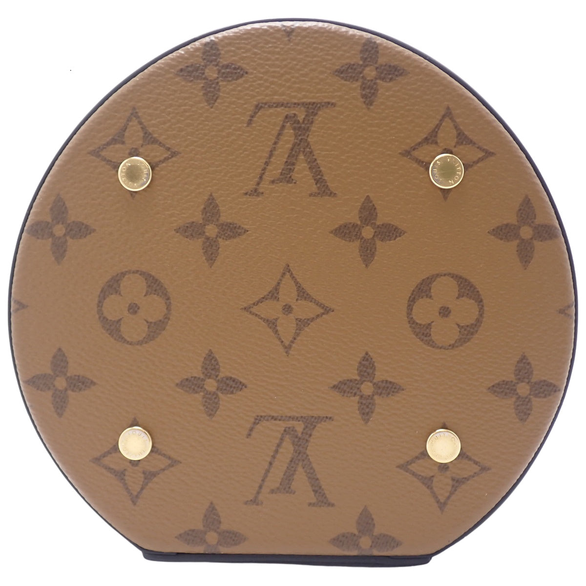 Monogram Reverse Cannes Monogram Calfskin Brown Black Camel M43986